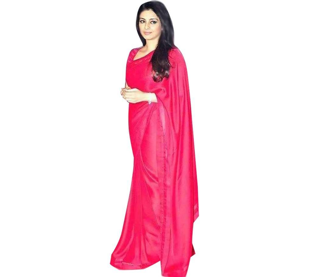 Japani Soft Silk Pink Shari 