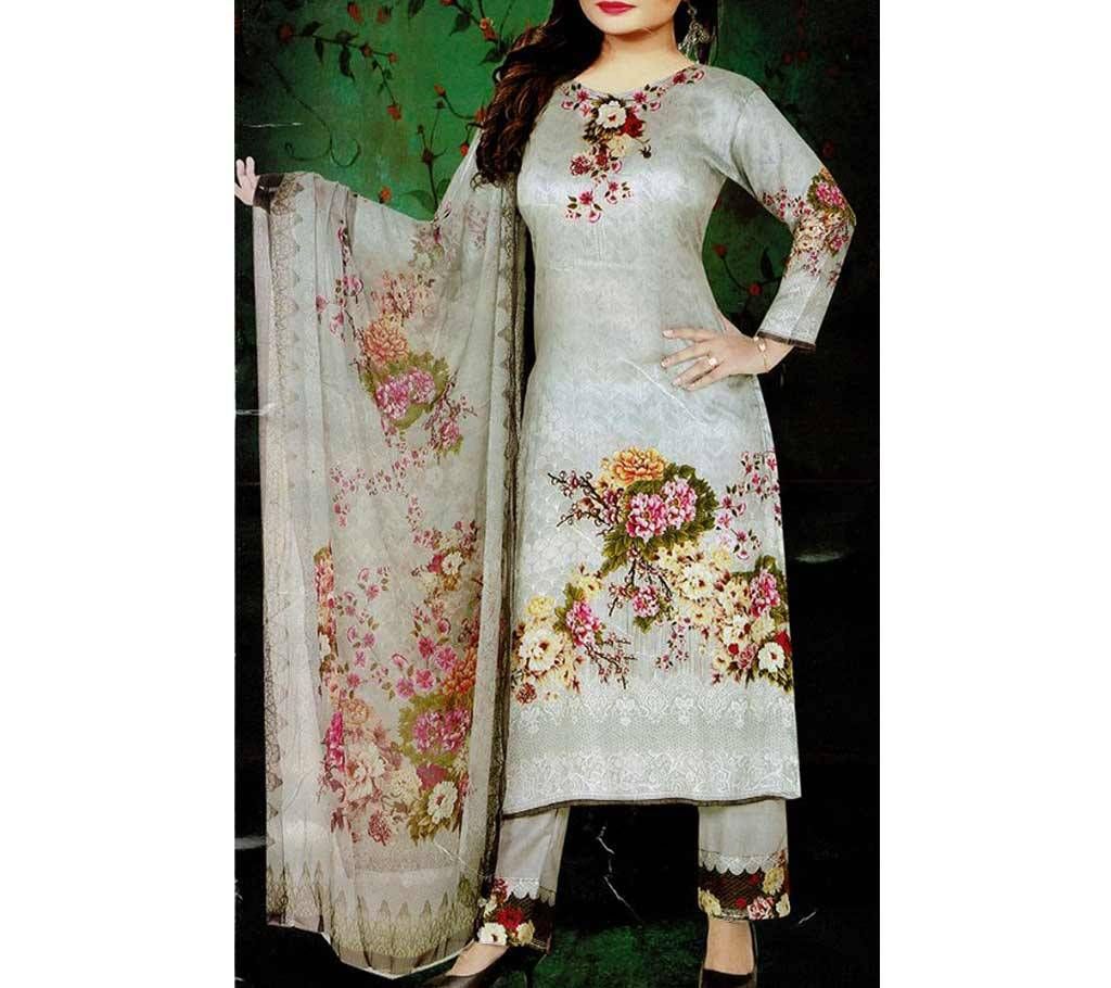 Unstitch Digital Print Lawn Three Pcs
