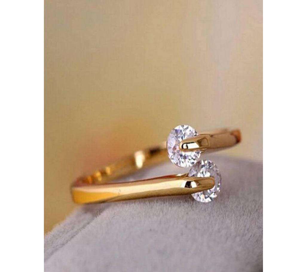 Multi-color Golden Finger Ring for Women 