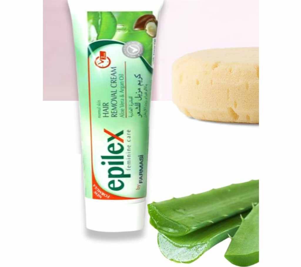 Farmasi Epilex Hair Removal Cream /Aloe Vera & Argan Oil-100gm-Turkey 