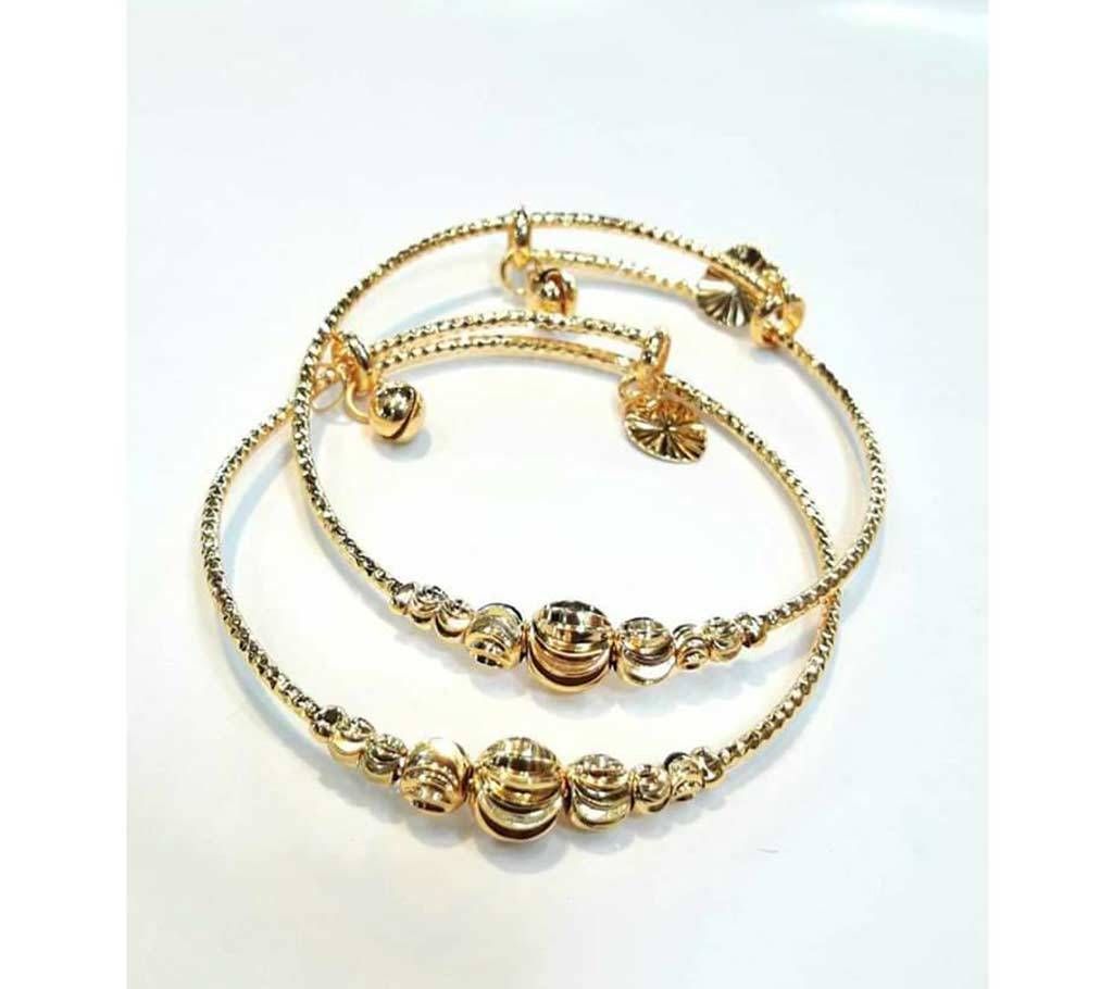 Golden Bangles Bracelet For Women 