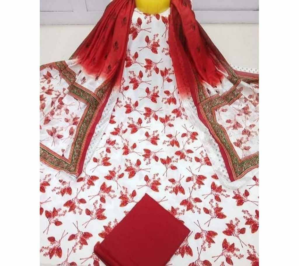 Joypuri Cotton Skin Printed Shalwer Kameez for Women-9