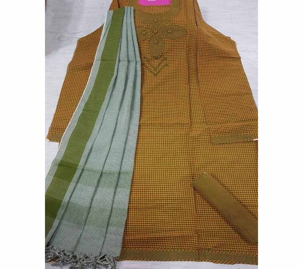 Jamdhani Cotton with Design Shalwer Kameez for Women-20