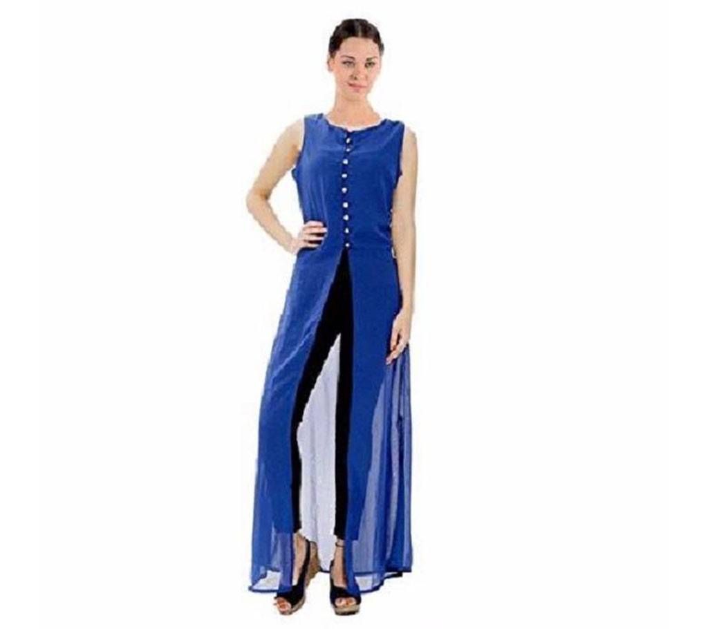 Ladies Stitched Georgette Long Kurti 