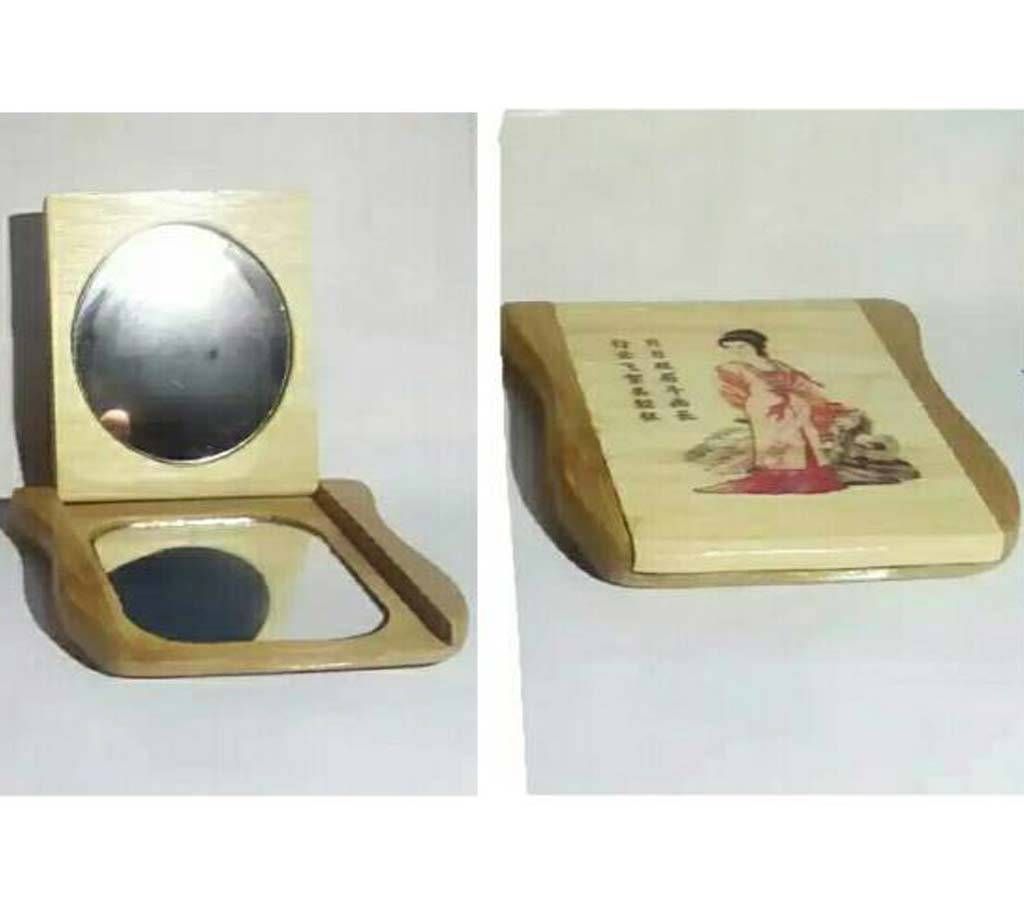 Wooden Makeup Mirror