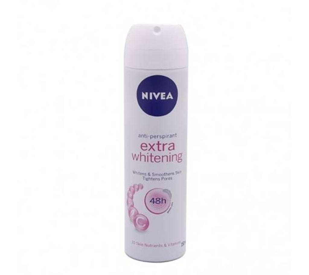 Nivea Body Spray Extra Whitening For Women - 150ml