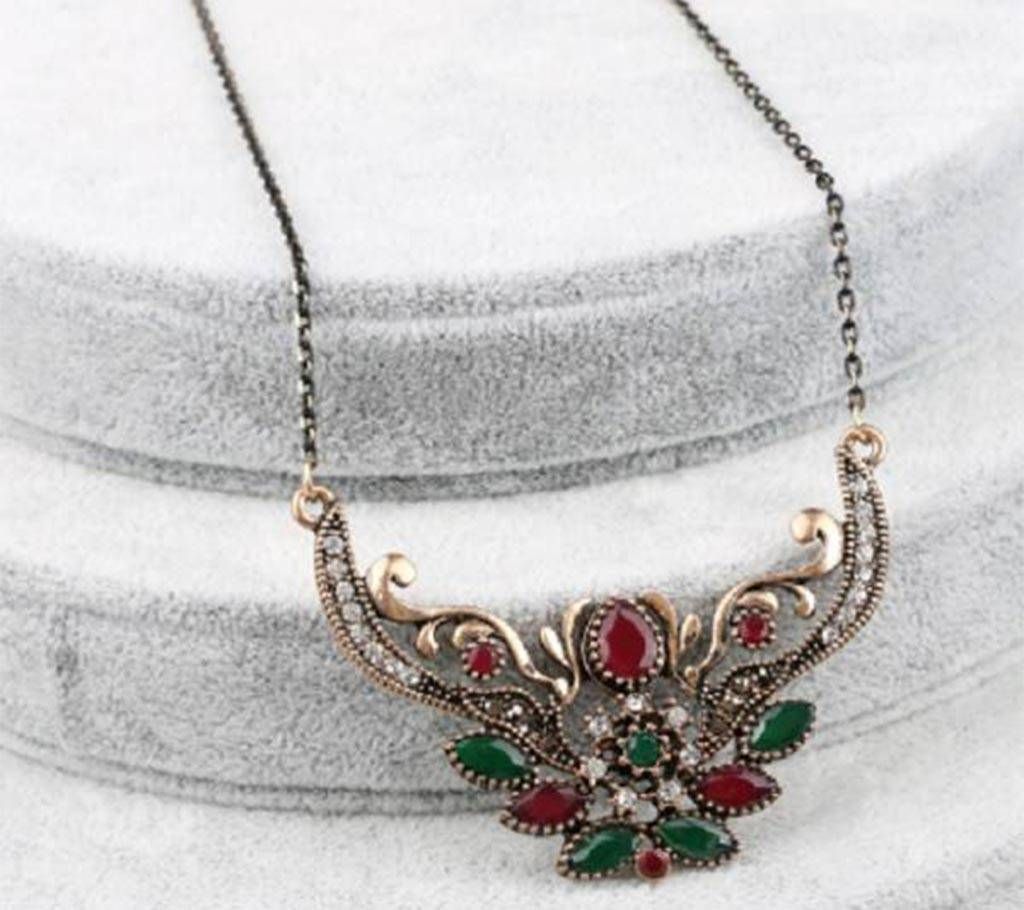 Gold Color Pendant Necklace