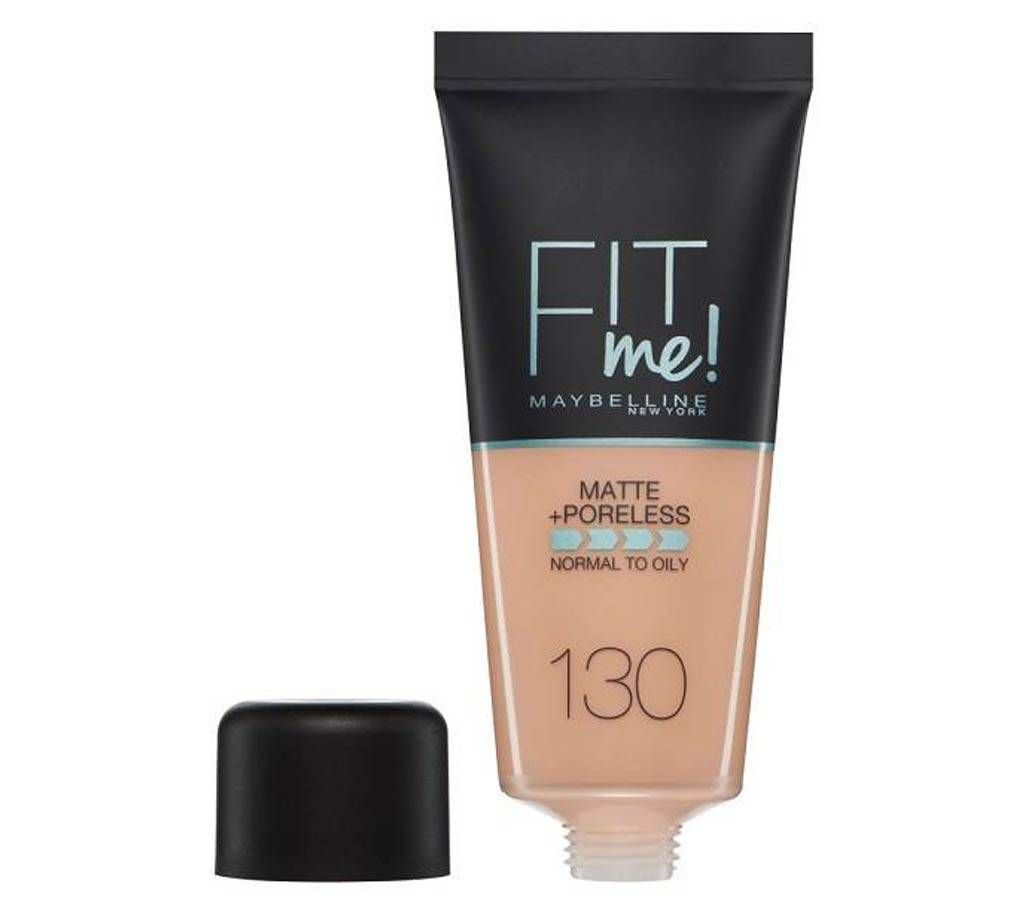 Maybellin-Fit Me Matte-Poreless Foundation Makeup (UK)