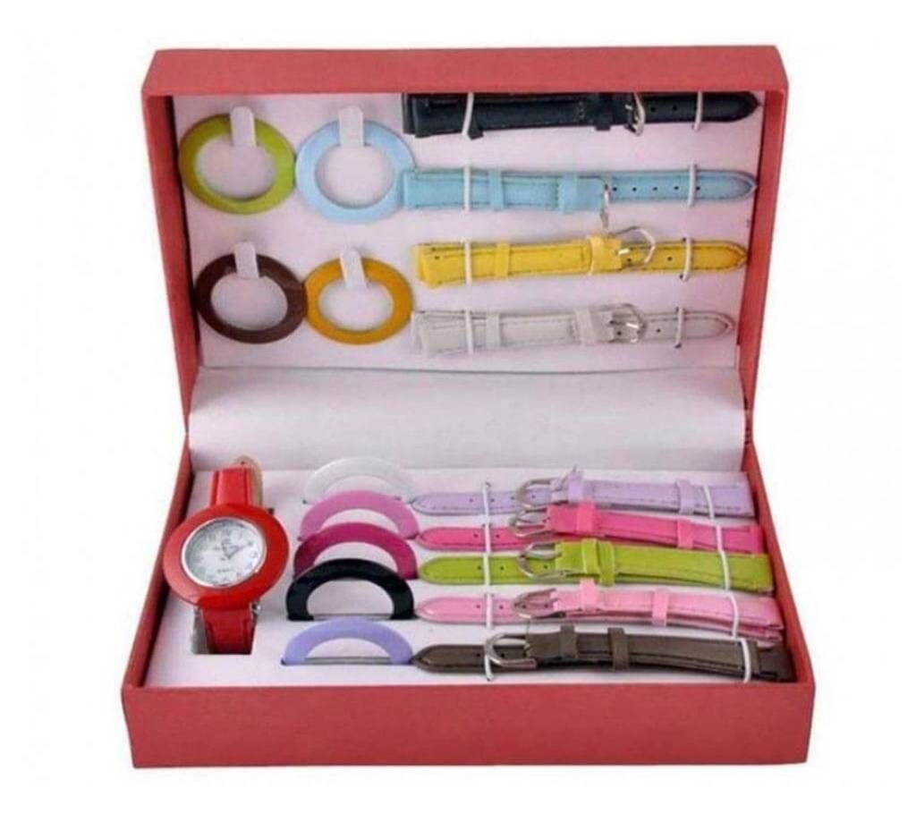 10 in 1 Changeable Ladies Dial & Belt Watch