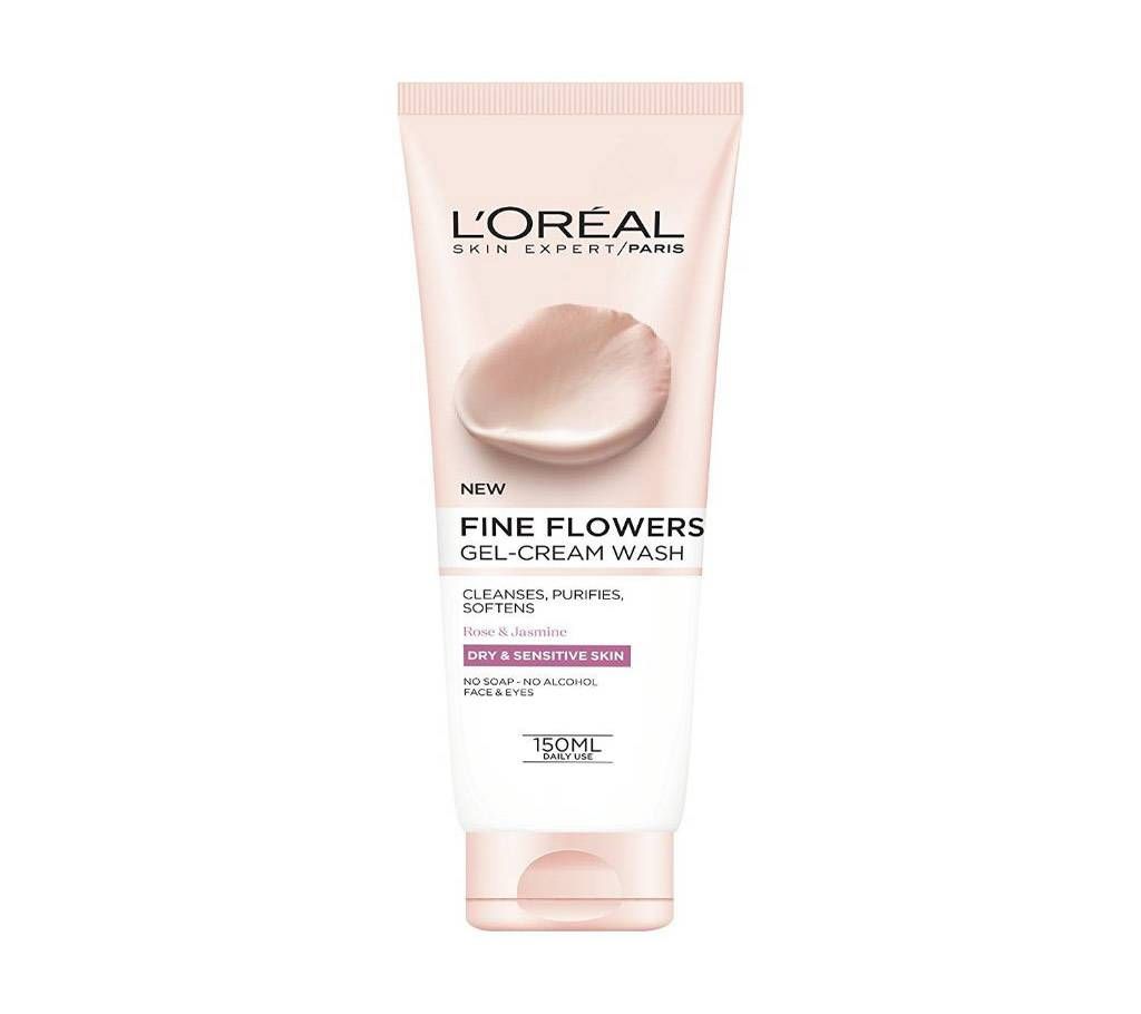 L'oreal fine flowers Gel-Cream wash 150 ml (UK)
