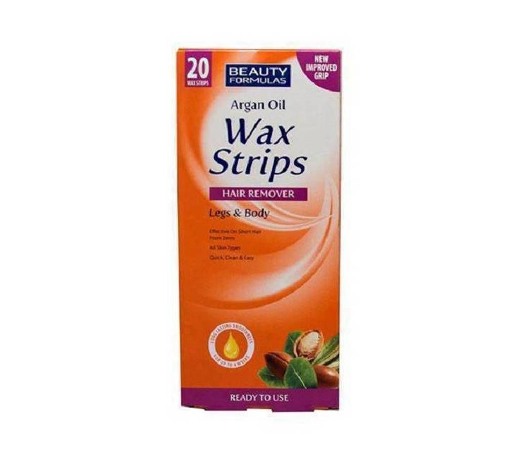 Beauty Formulas Argan oil wax strips UK