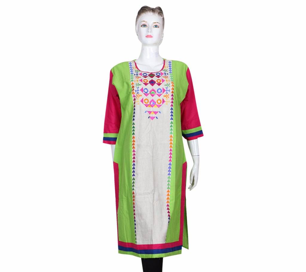 Indian khadi kurti with leggings 