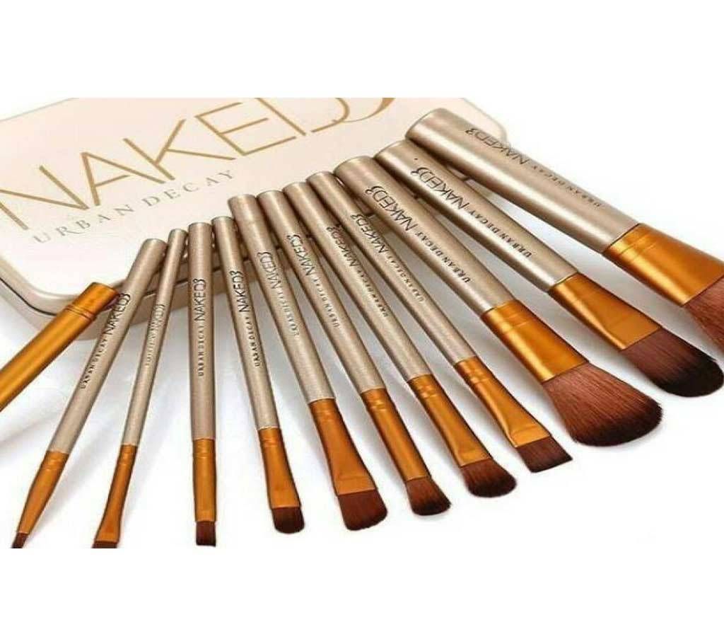 NAKED3 makeup brush set 12 Pieces USA