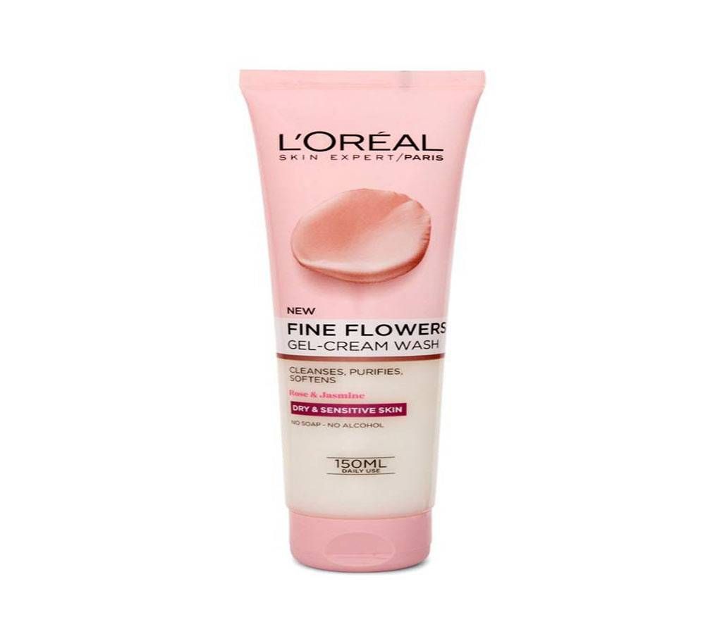 LOreal Fine Flowers Gel-Cream Wash 150 ml France