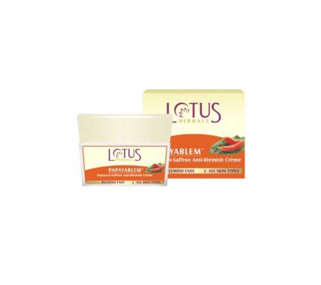 LOTUS, HERBALS PAPAYABLEAM Cream 50g India