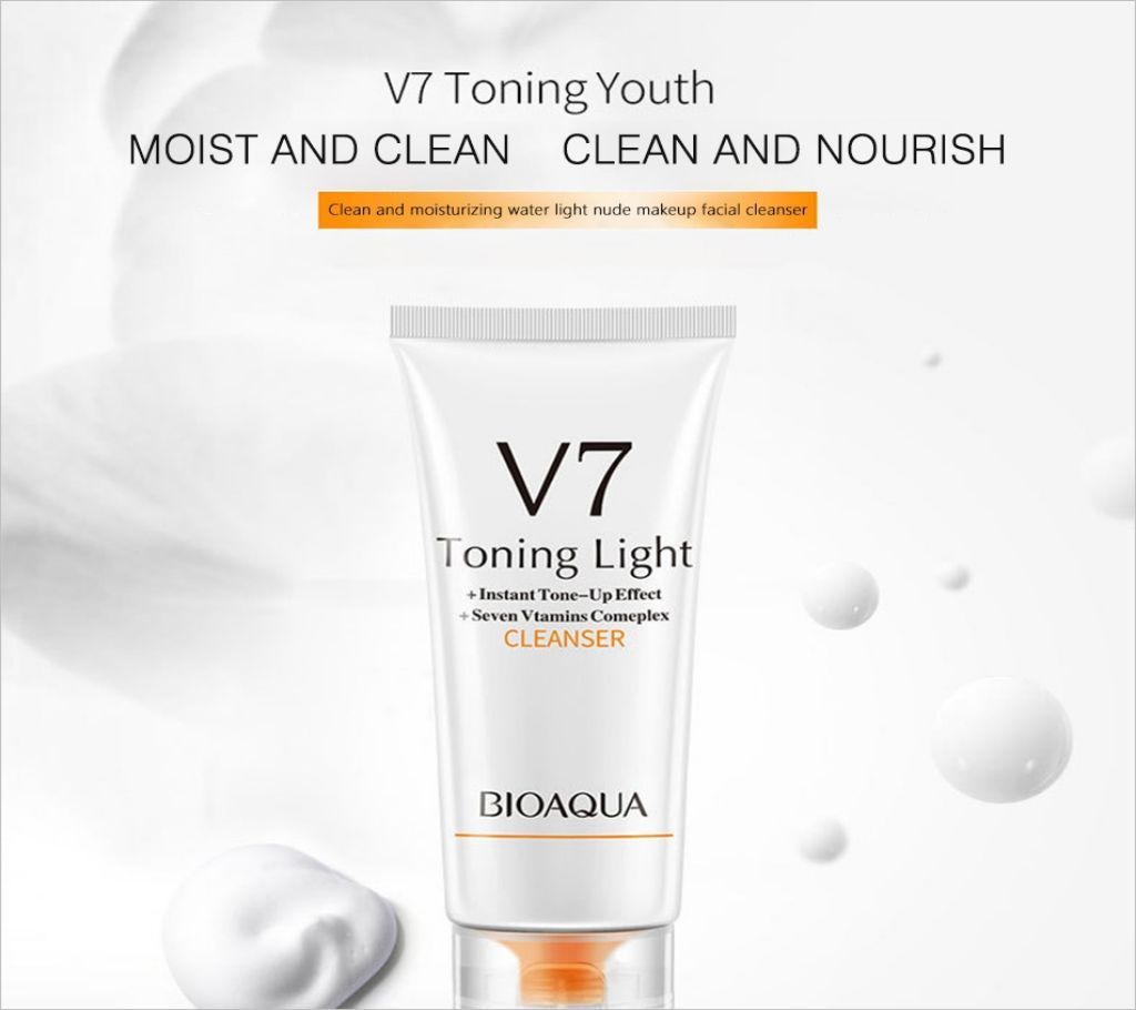 BIOAQUA Toning Light V7 Cleanser /Face Wash
