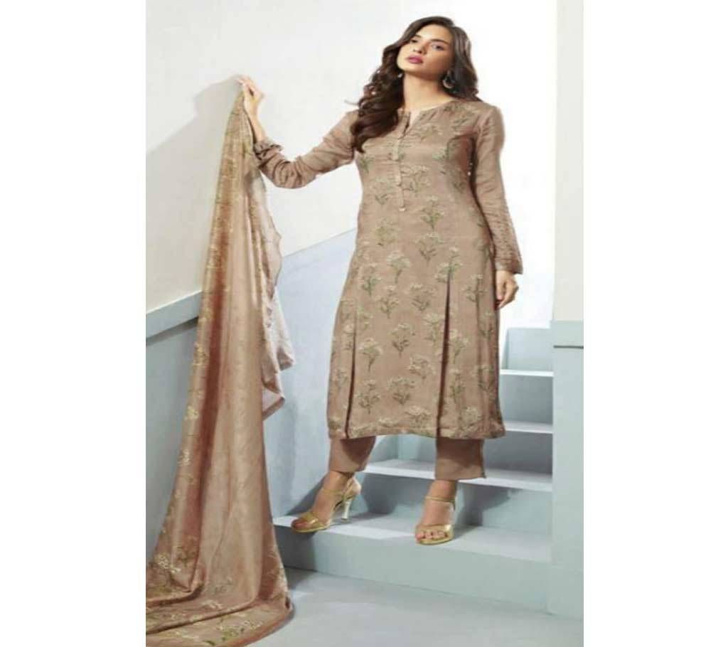 Sarg Parnika - 472 Unstitched Cotton Suit