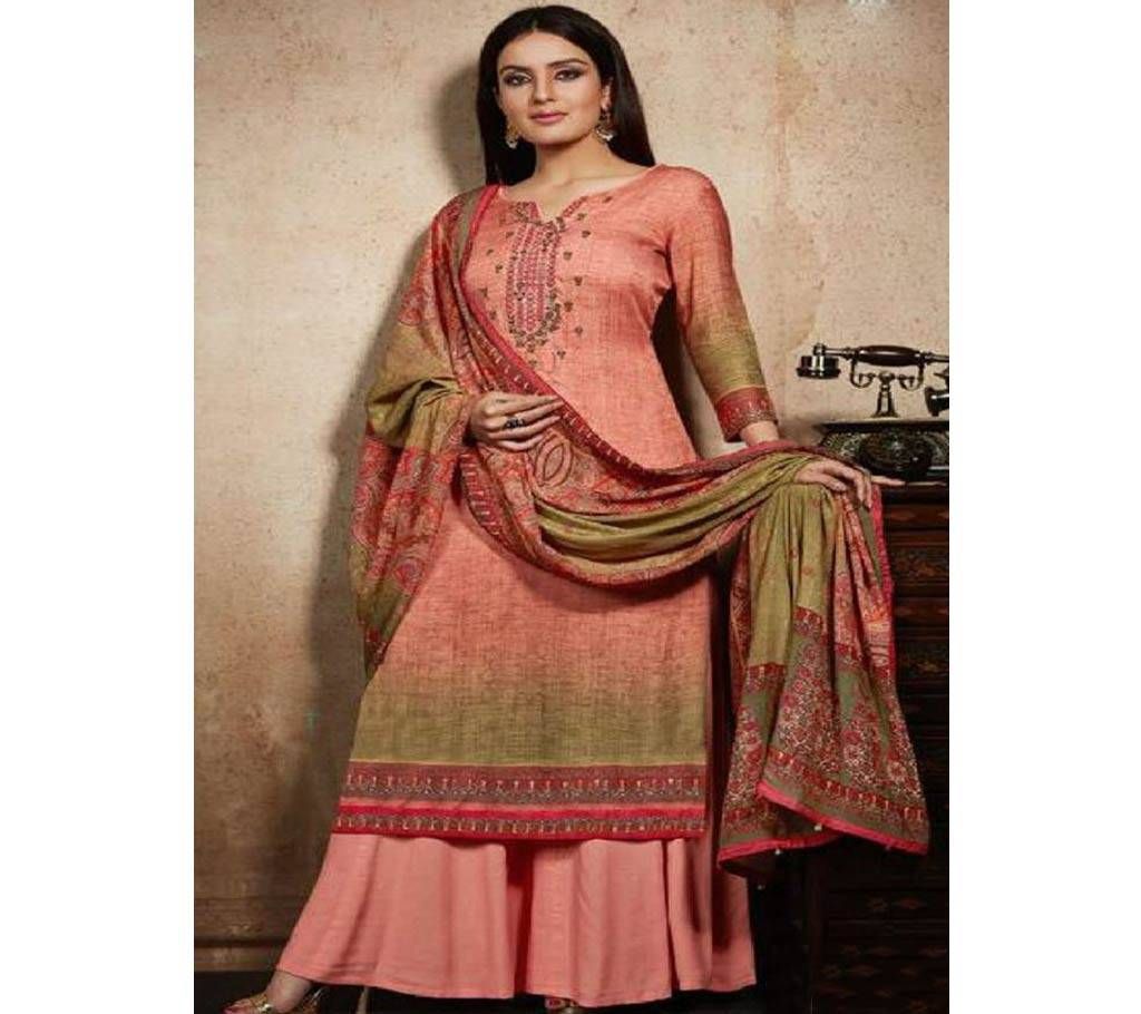 Sajjan Relssa Karin Embroidery Three Piece - 5005