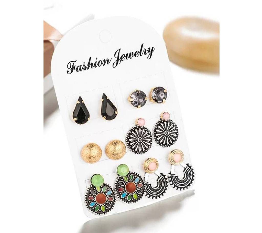 6pcs Earring set