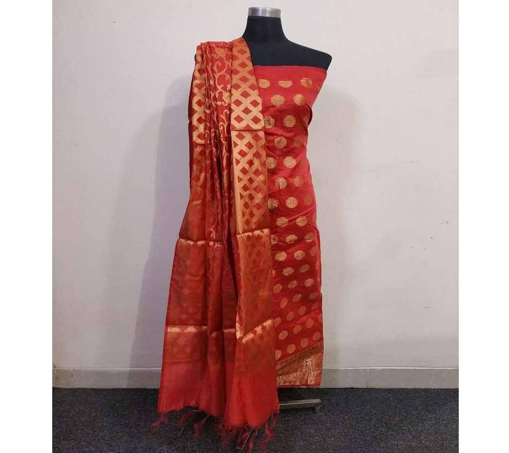 Indian Benaroshi Katan Unstitched 2 piece 