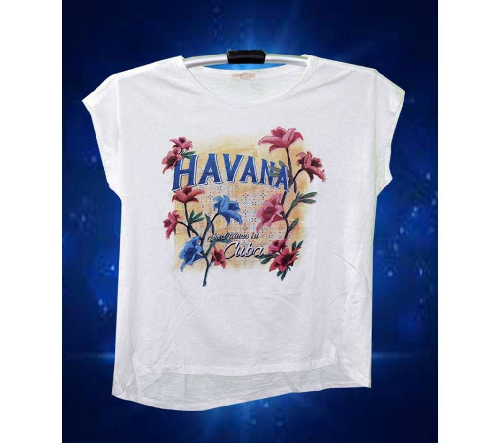 Havana Ladi Half Sleeve Cotton T Shirt 