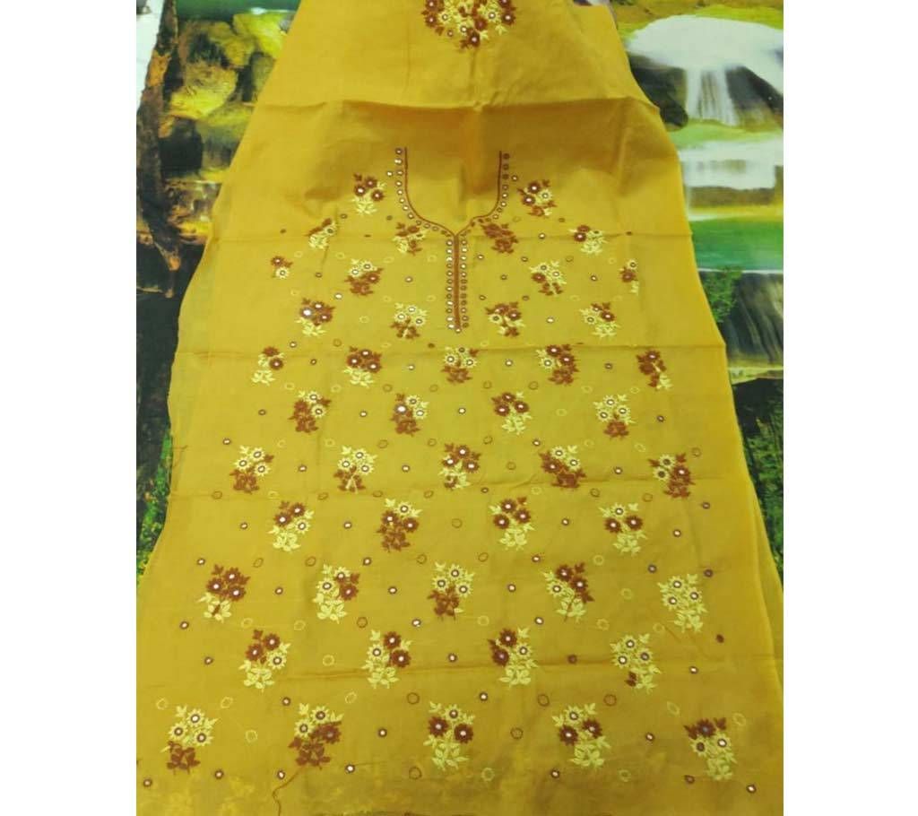 Unstitched Handwork Kamiz & Dupatta