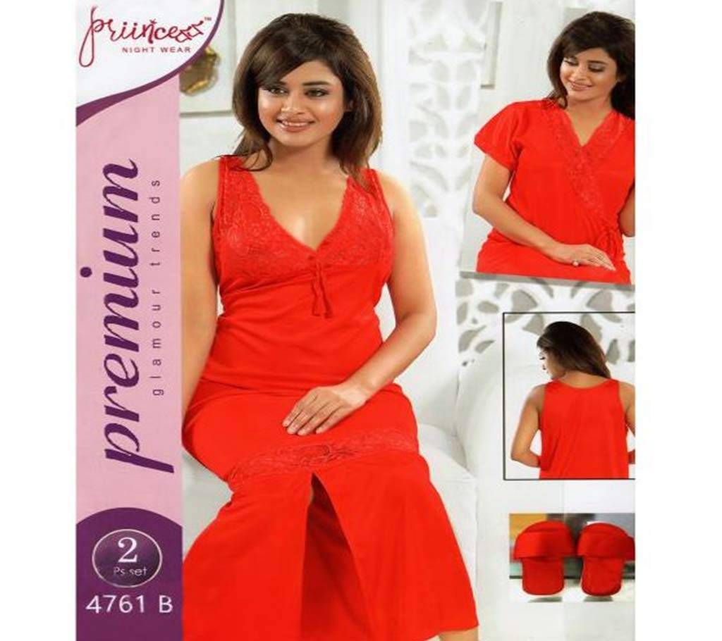 Fashionable Two Part Nighty-4761 B