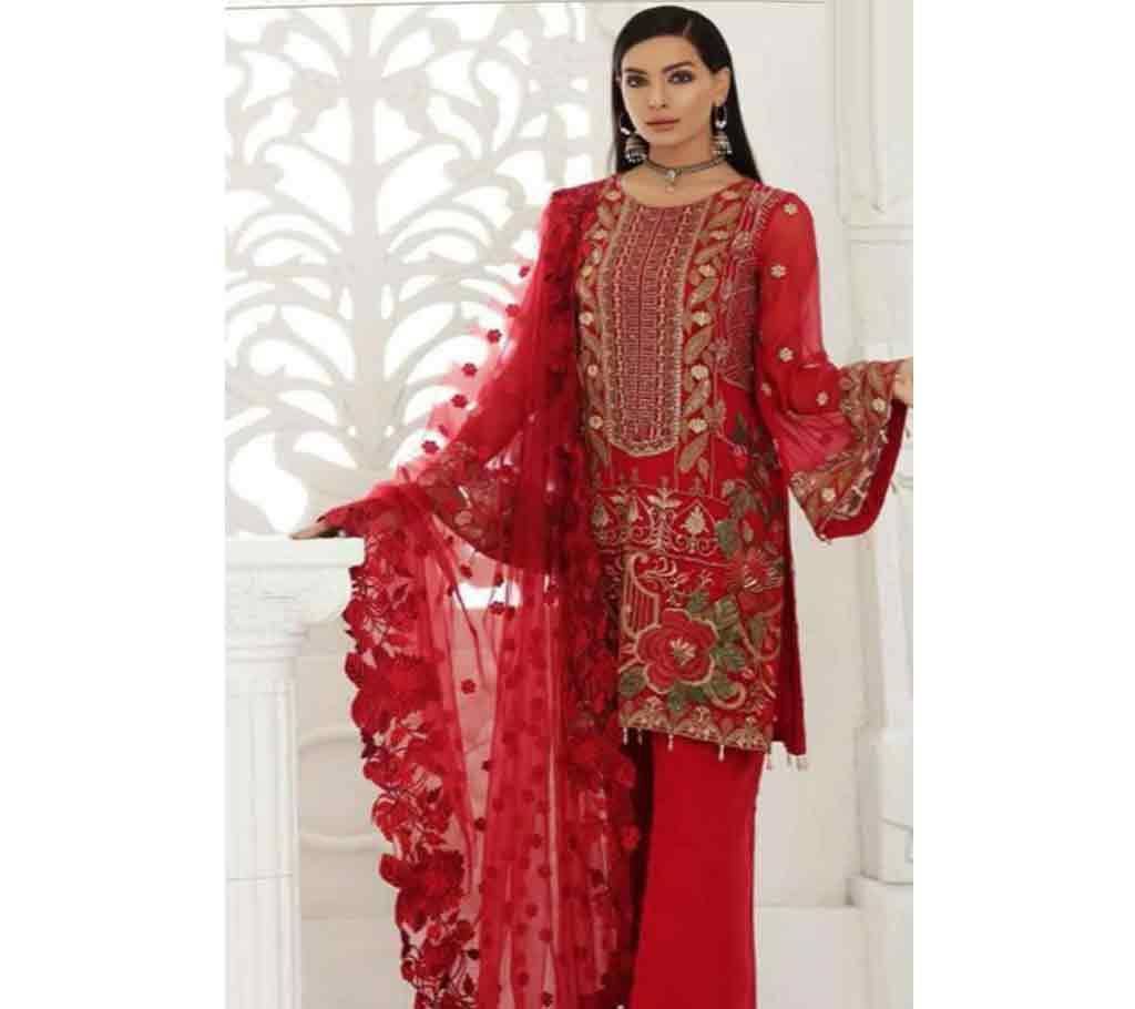 Unstitched Georgette With Heavy Embroidery Salwar Kameez For women 