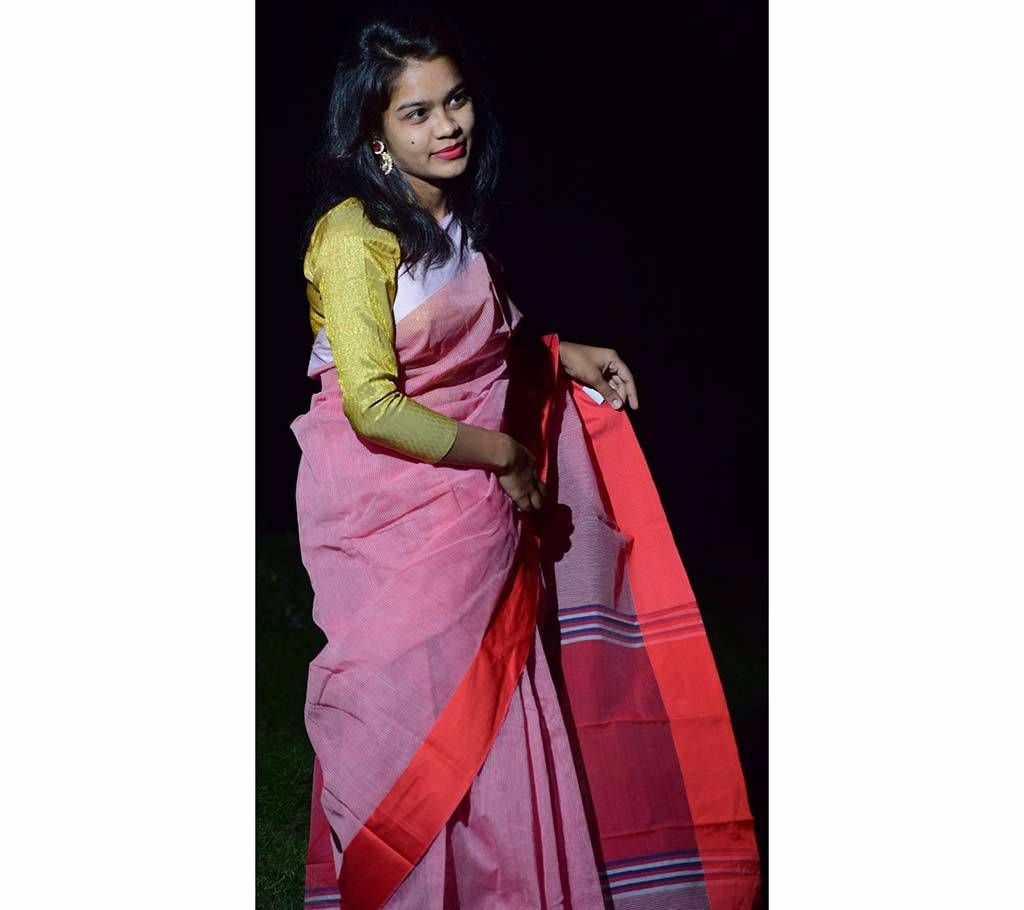 Grameen check cotton sharee 
