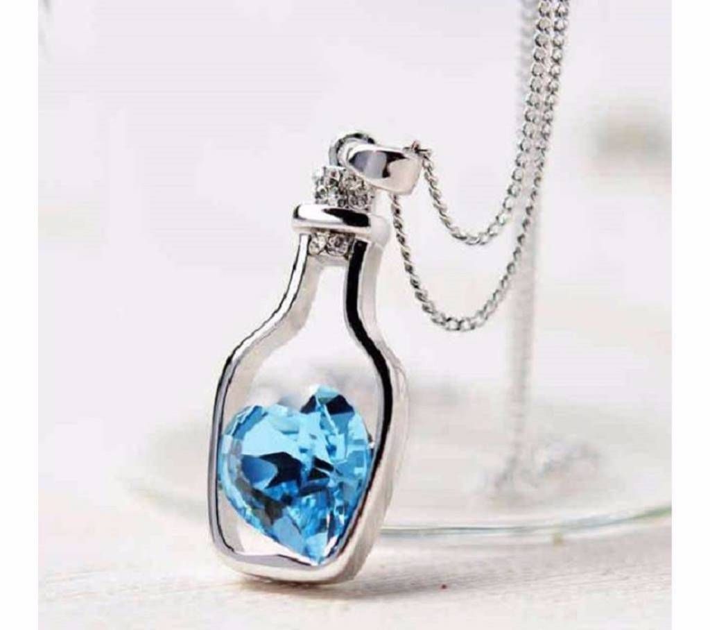LOVE DRIFT BOTTLES Crystal Chain Pen