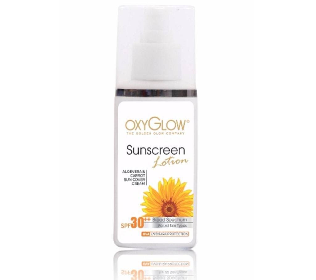 Aloe Vera & Carrot Sun Cover SPF-30++ Sunscreen lotion India 