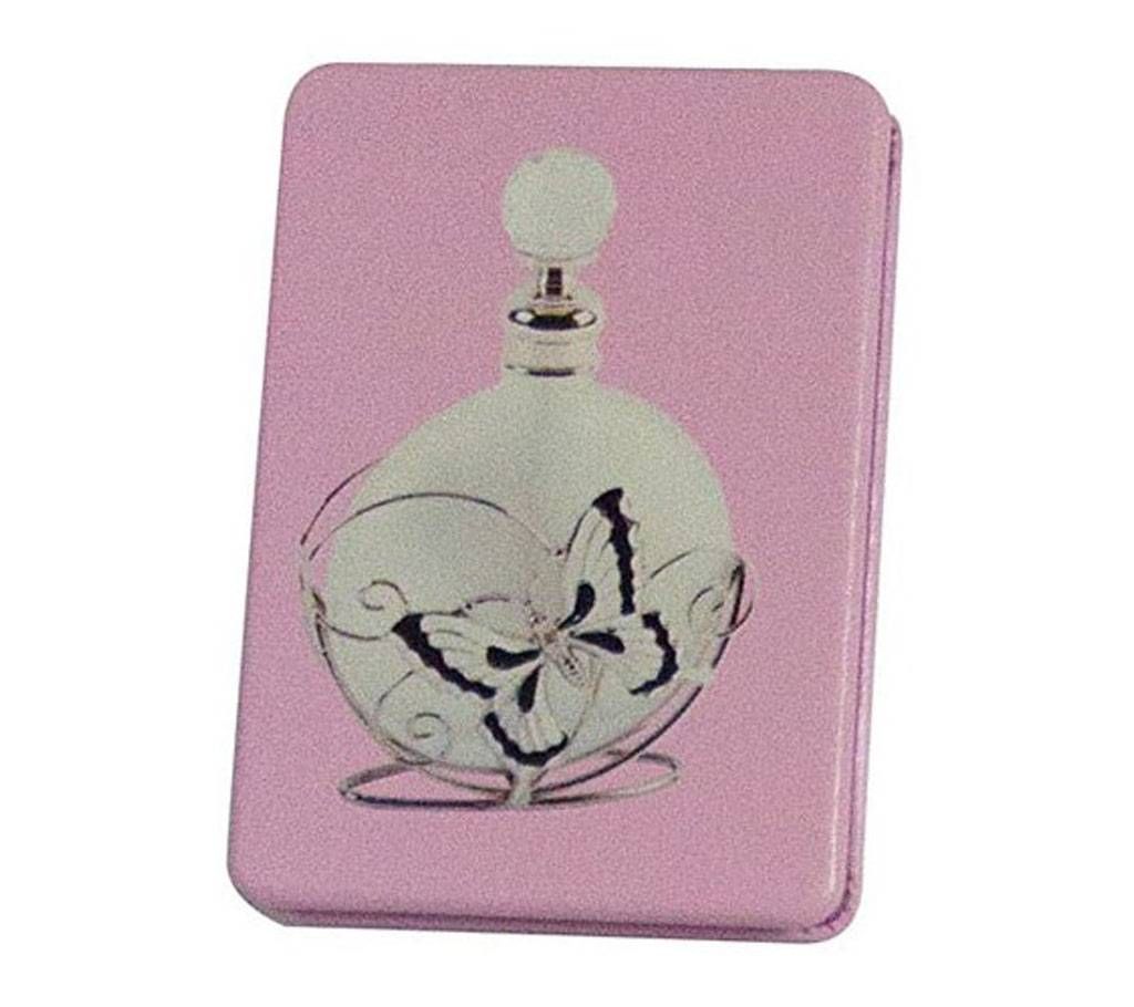 Fancy Pocket Mirror for women - Handheld pink look