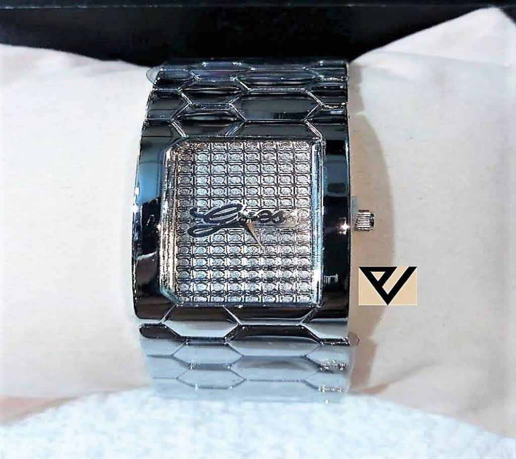 Guess Ladies Silver Chain Wristwatch (Copy)