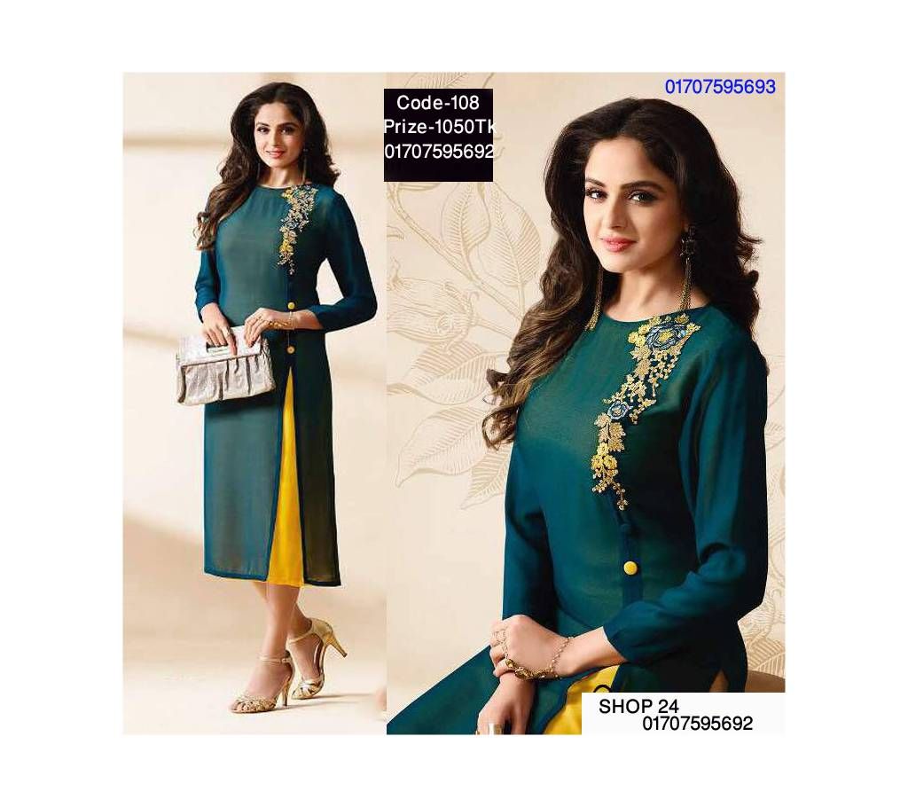 embrodary replica kurti