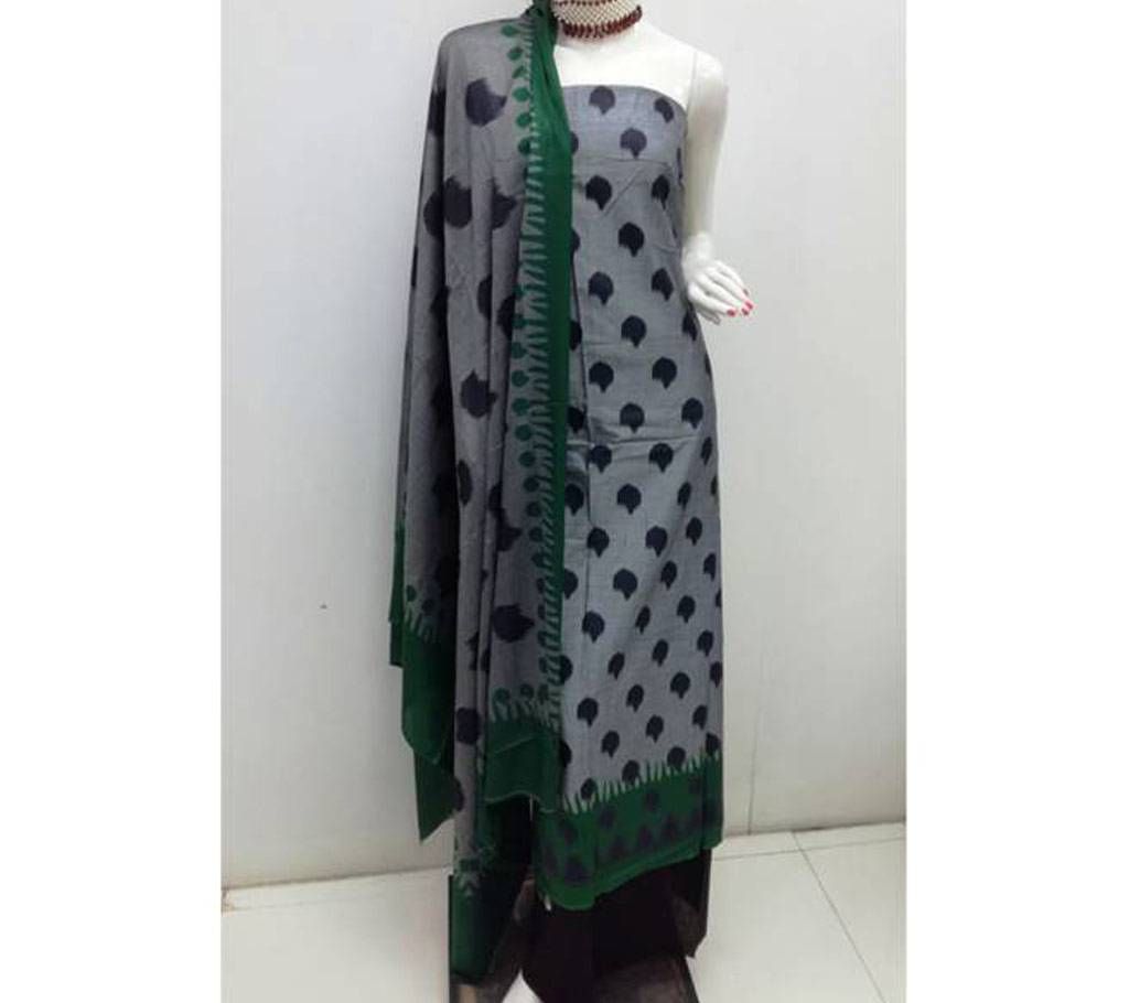 Unstitched Printed Lawn Cotton Three Piece
