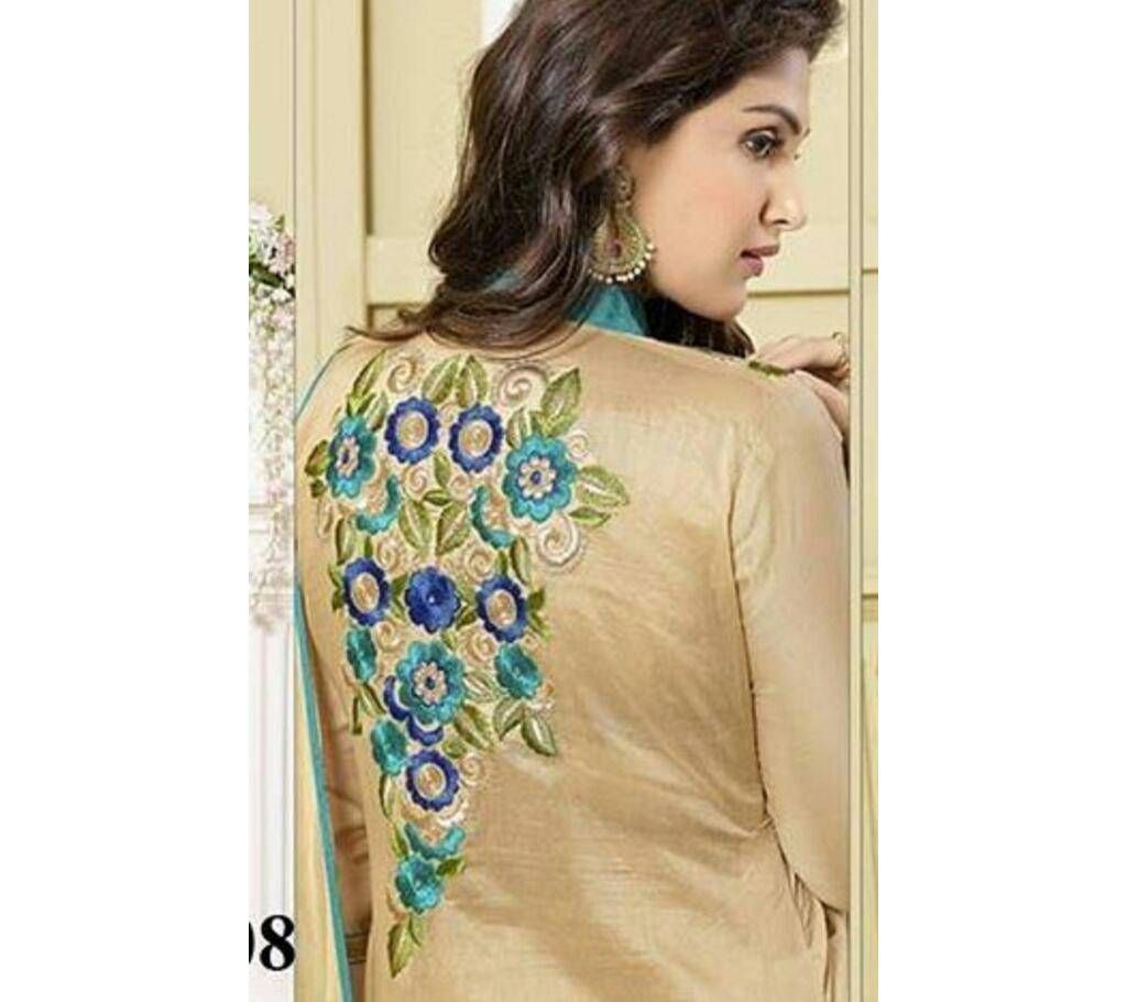un stitched block printed three piece copy 
