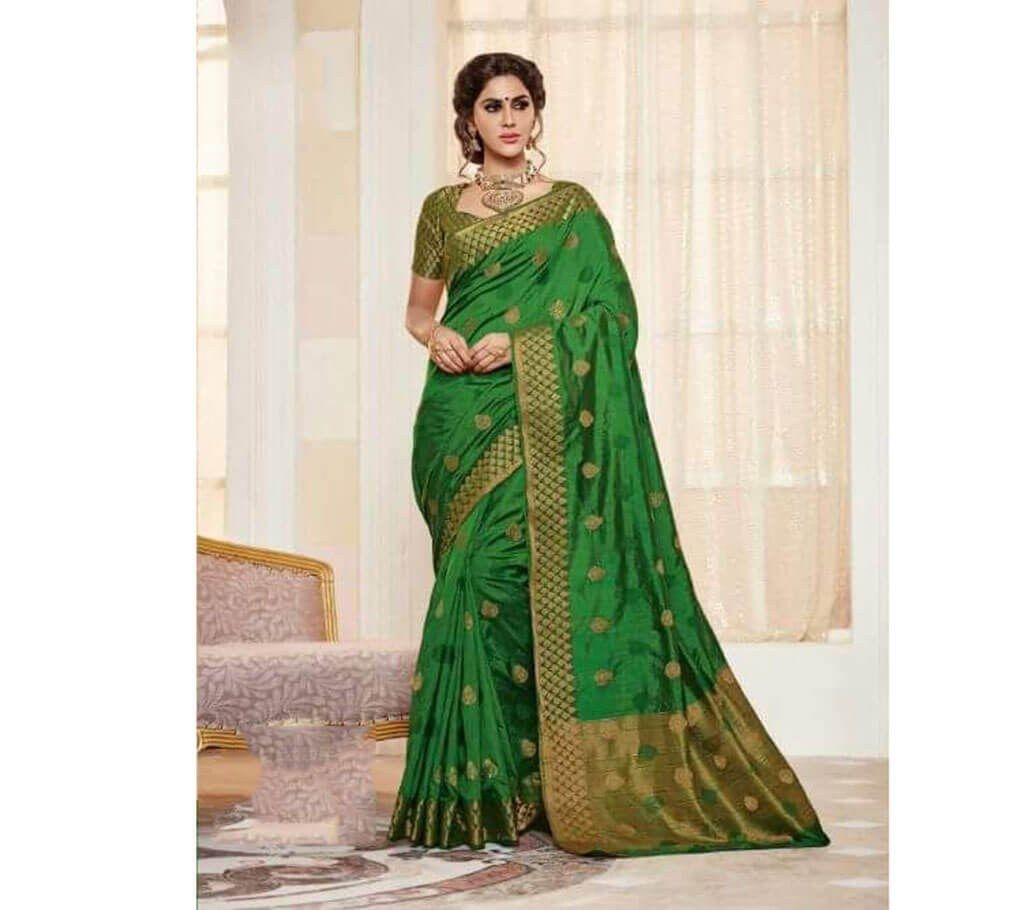 Indian silk katan Sharee
