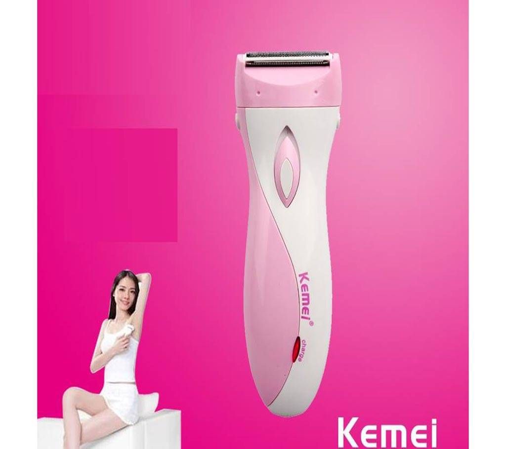 Kemei KM-3018 Washable Rechargeable Electric Shaver Body Hair Removal for Women