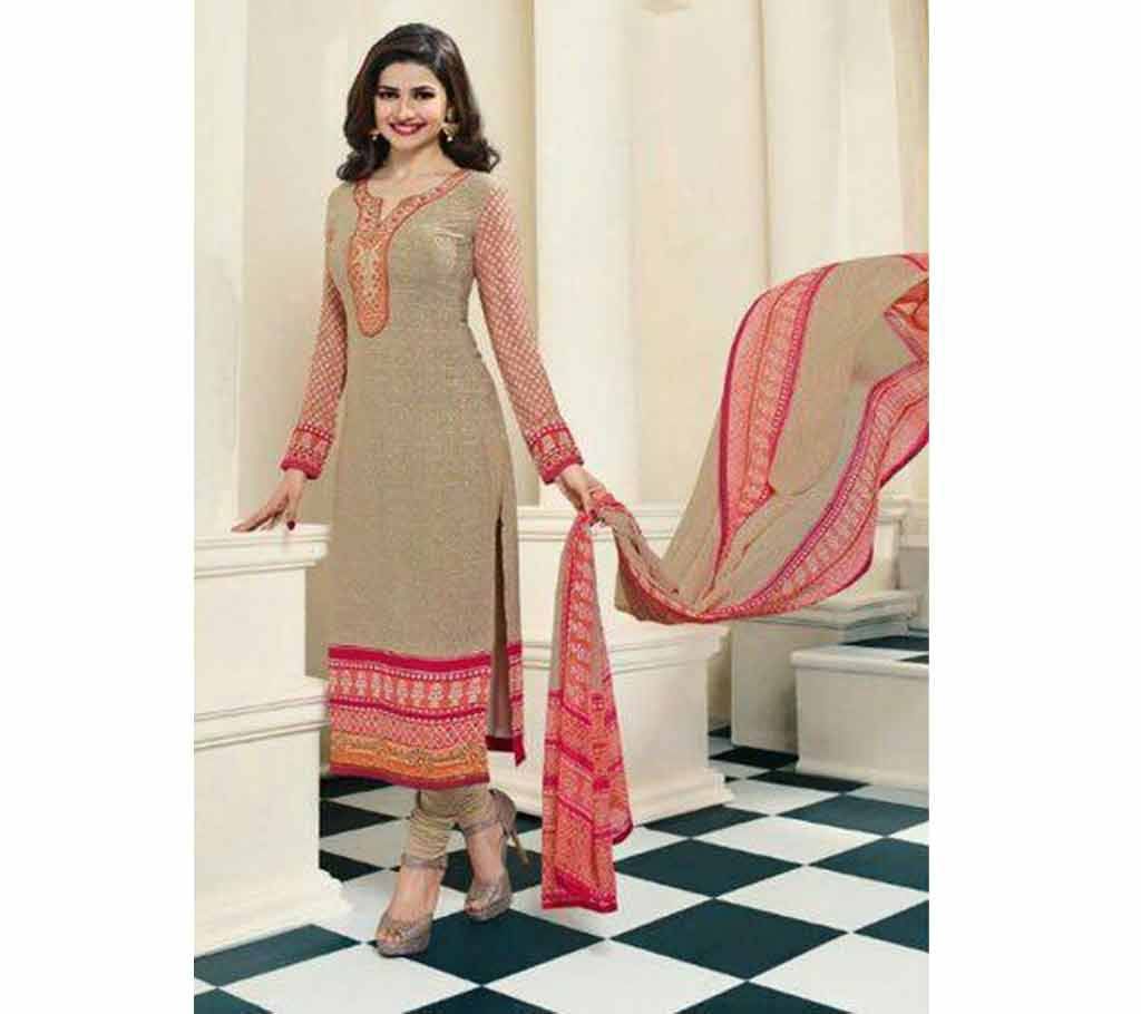 semi stitched cotton embroidery three piece-copy 