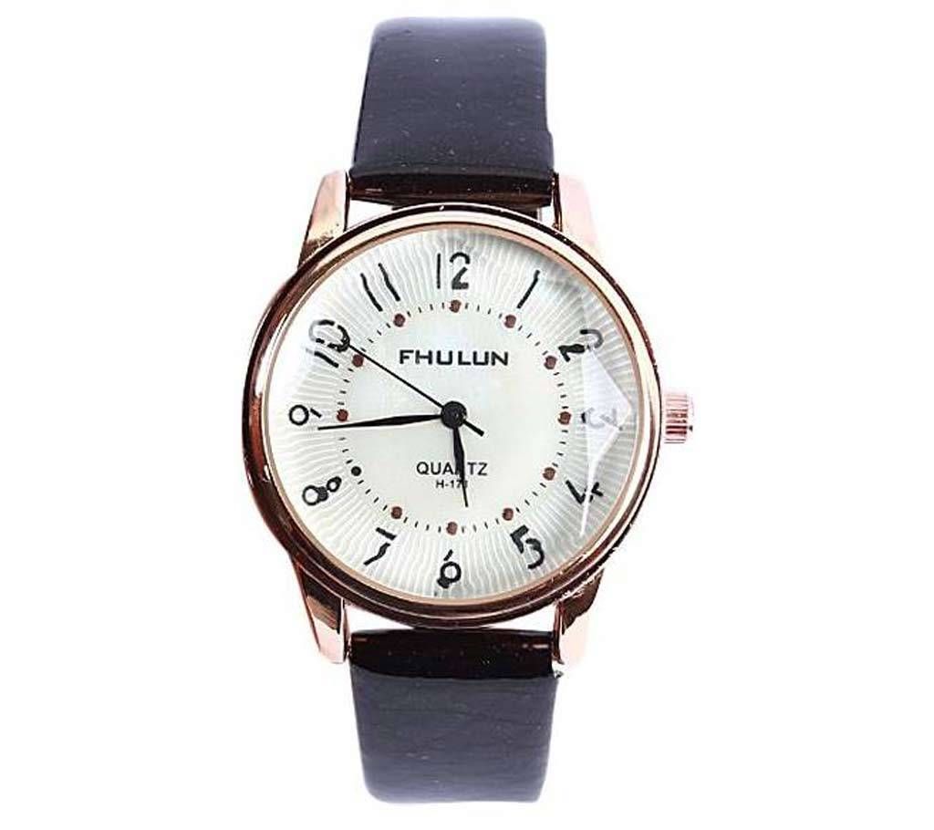 Artificial Leather Analog Watch for Women