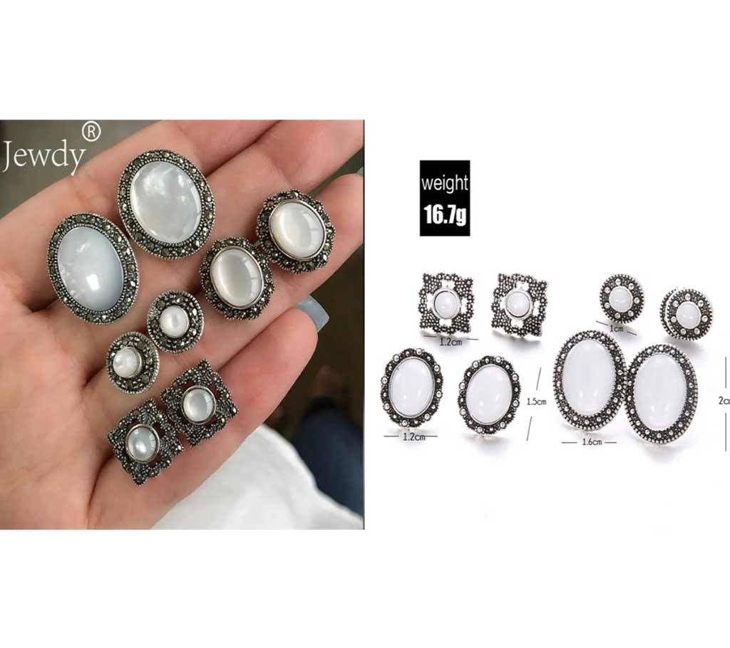 Boucle D'oreille Jewelry 5 pcs earrings set