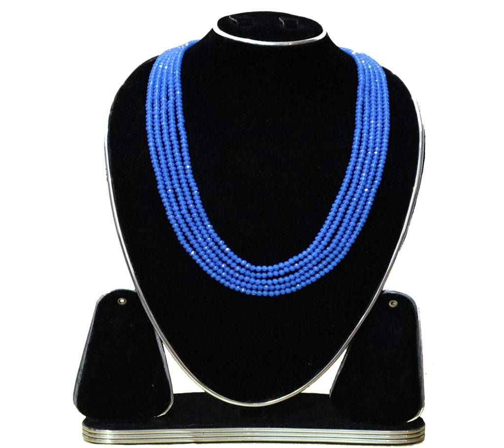 Artificial Blue Stone Necklace 