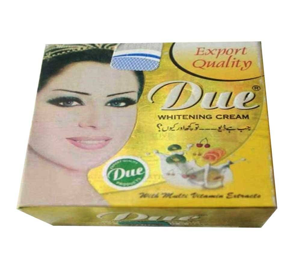 DUE Whitening Cream-40gm -Pakistan