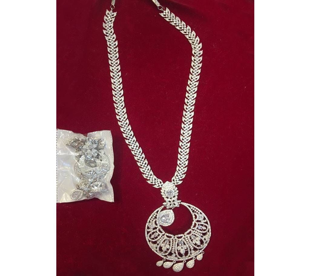 Daimond cut long Pendant 