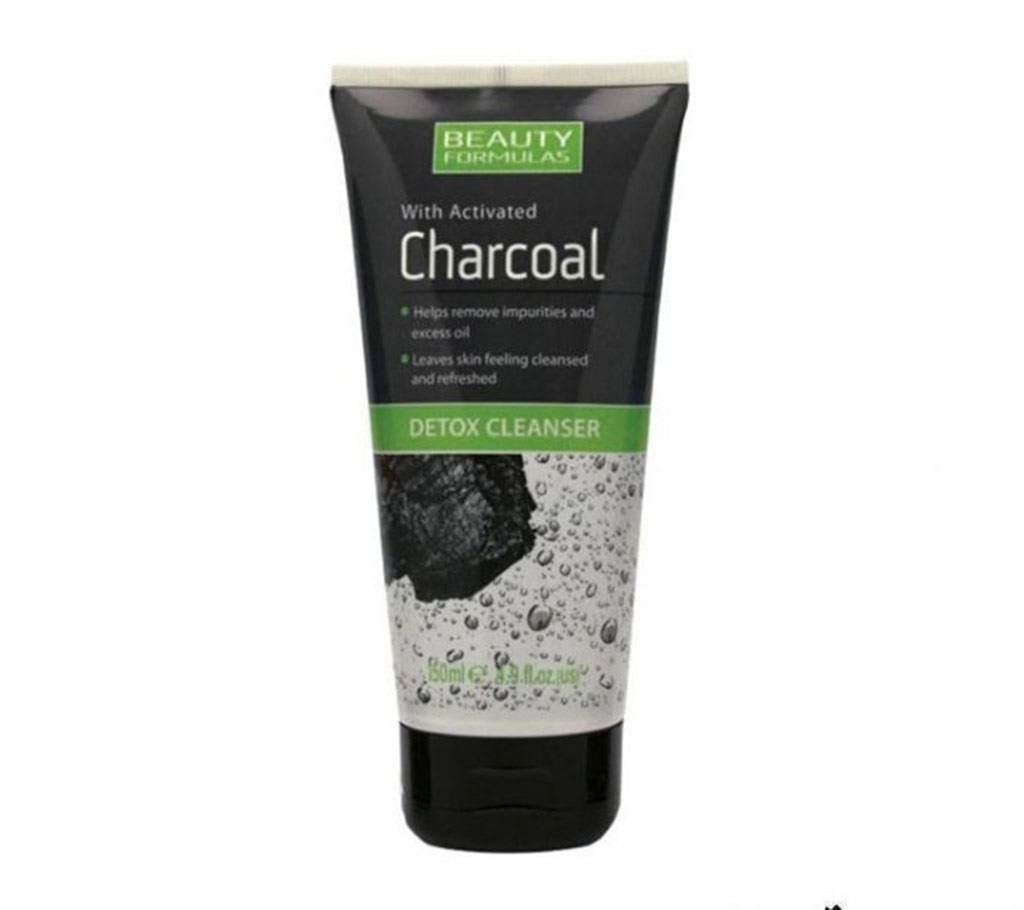 Beauty Formulas Charcoal Detox Cleanser 150ml - UK
