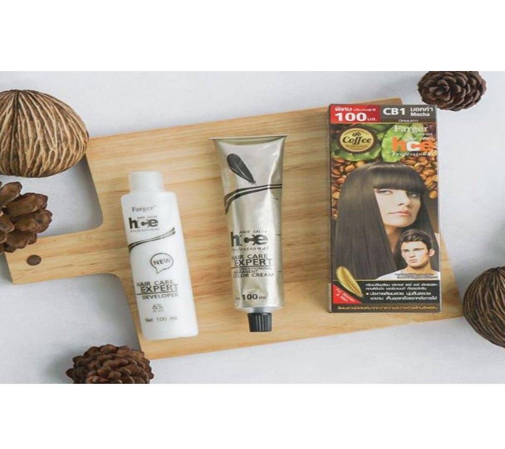 HAIR COLOR CREAM COFFEE BROWN SERIES CB1 Thailand 