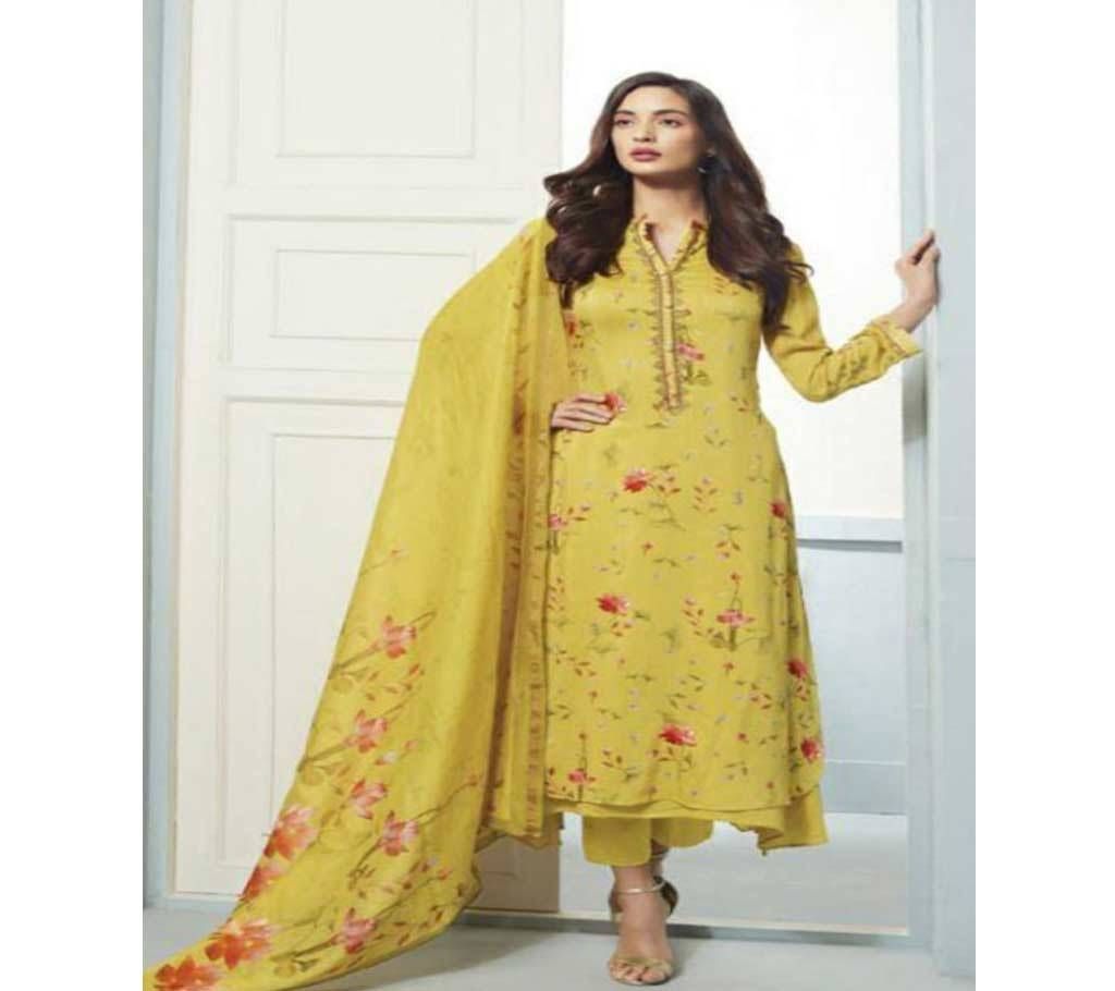 Sarg Parnika - 455 Unstitched Cotton Suit