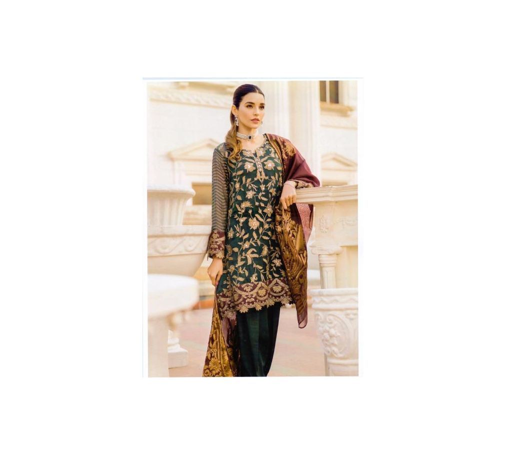 MARIA. (B-3) - 600-404 Unstitched Three Piece