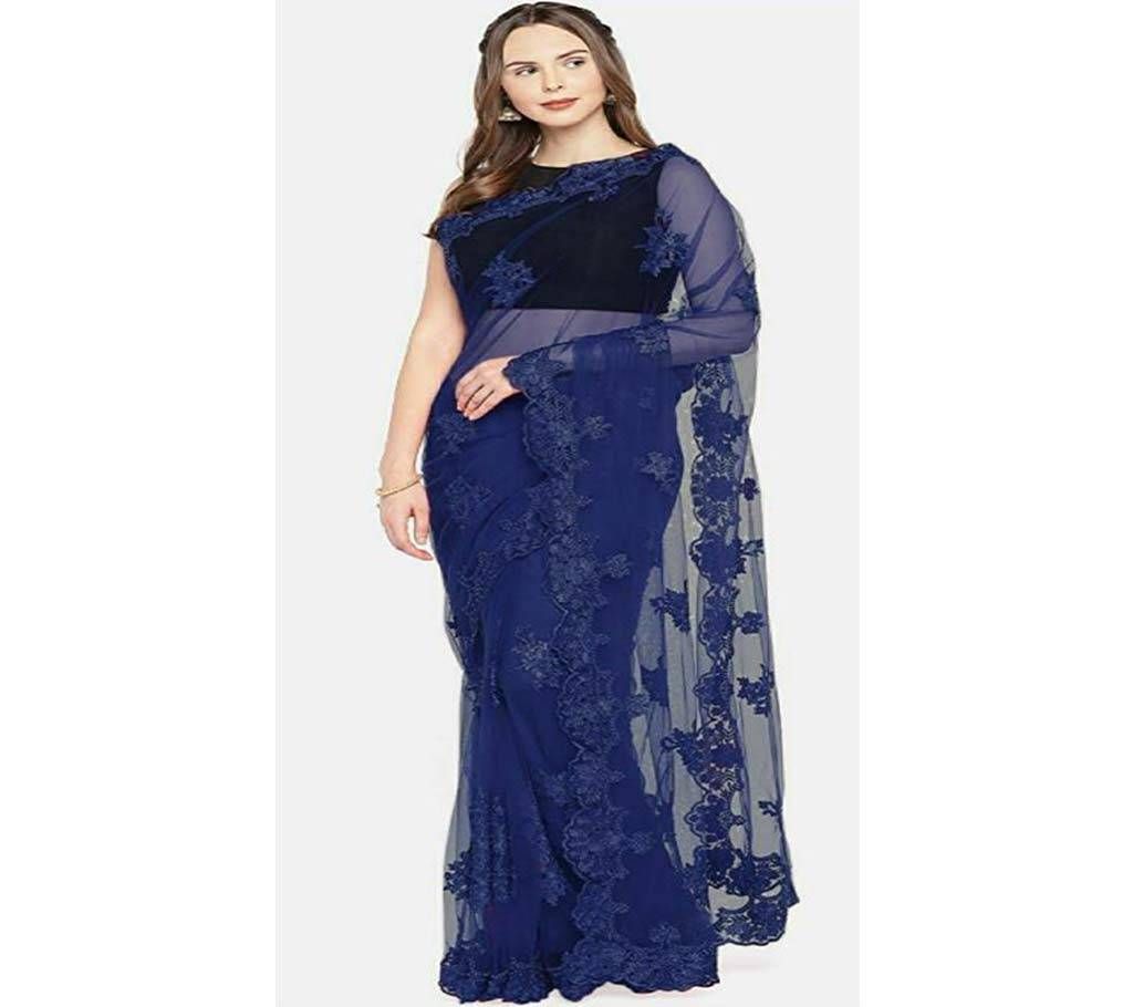 Heavy Banglori Silk Embroidery Saree