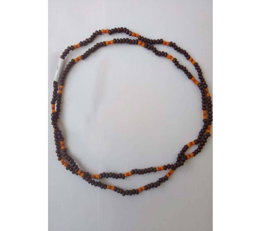Black & Orange color long  Necklace